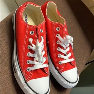 New Red Converse Sneakers